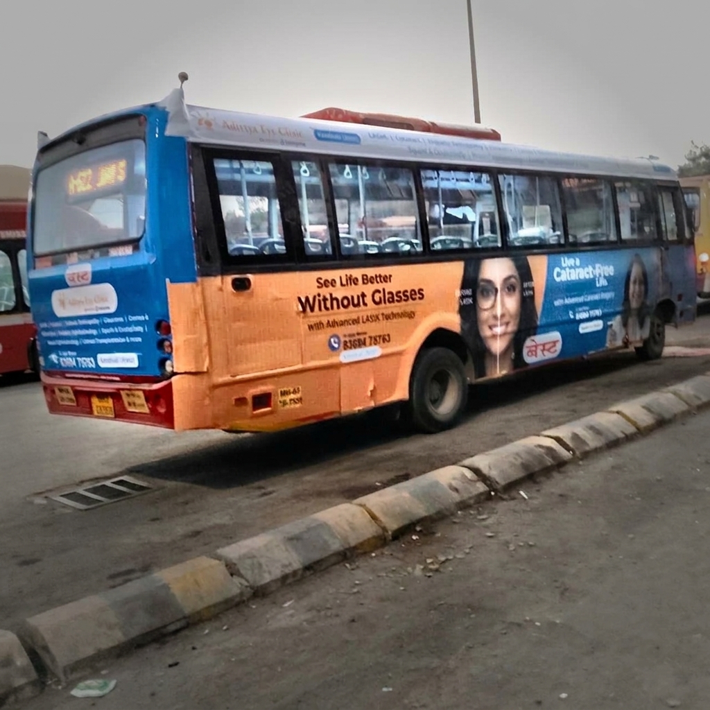 BEST AC & Non-AC bus exterior wrap